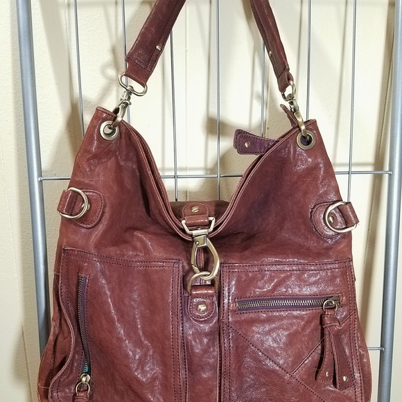 Chocolat Blu Handbags - Chocolat Blu Leather Satchel/Purse/Bag